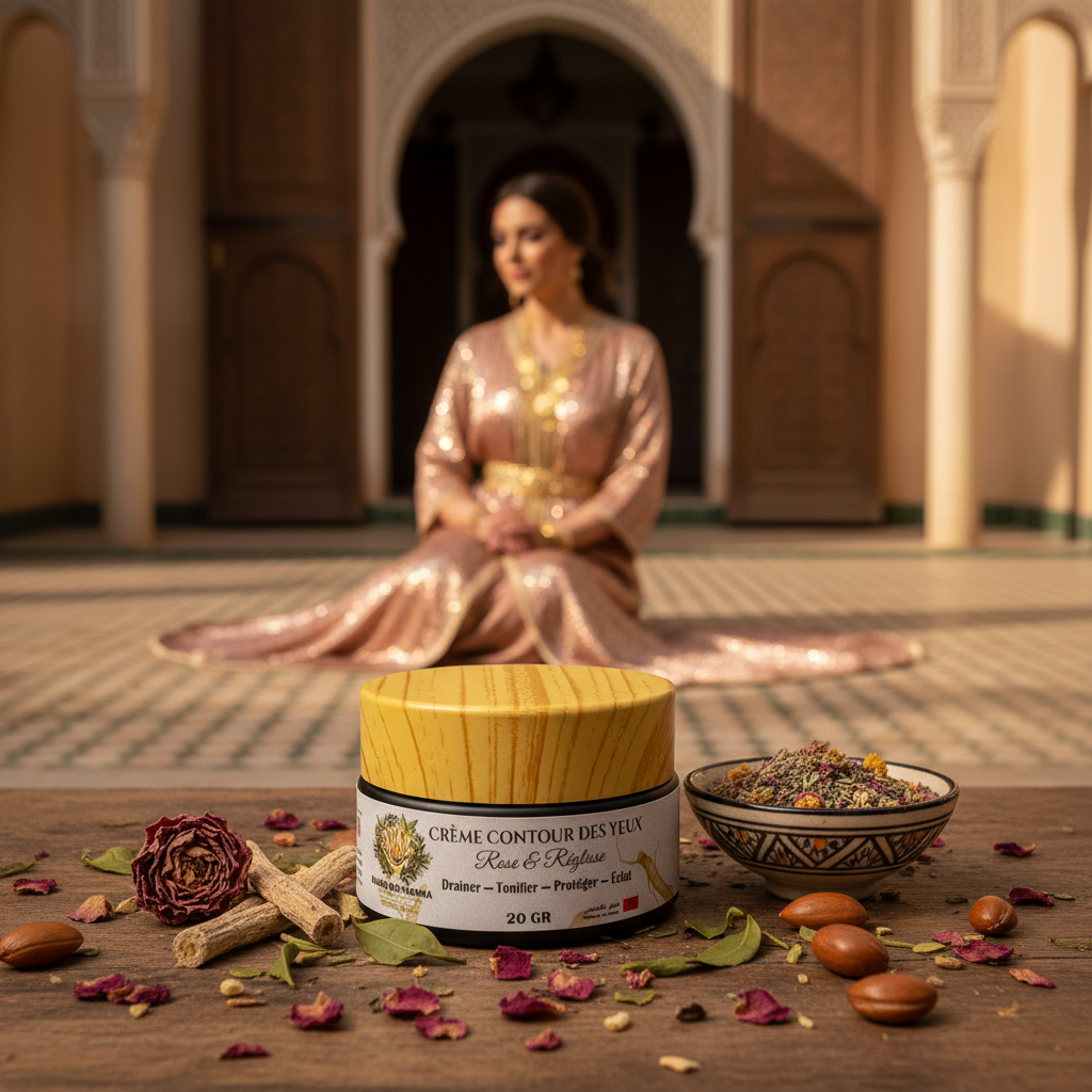 Pot Crème Contour des Yeux — Décor Marocain