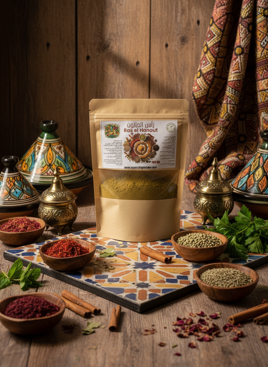 Ras el Hanout dans un contexte gastronomique marocain