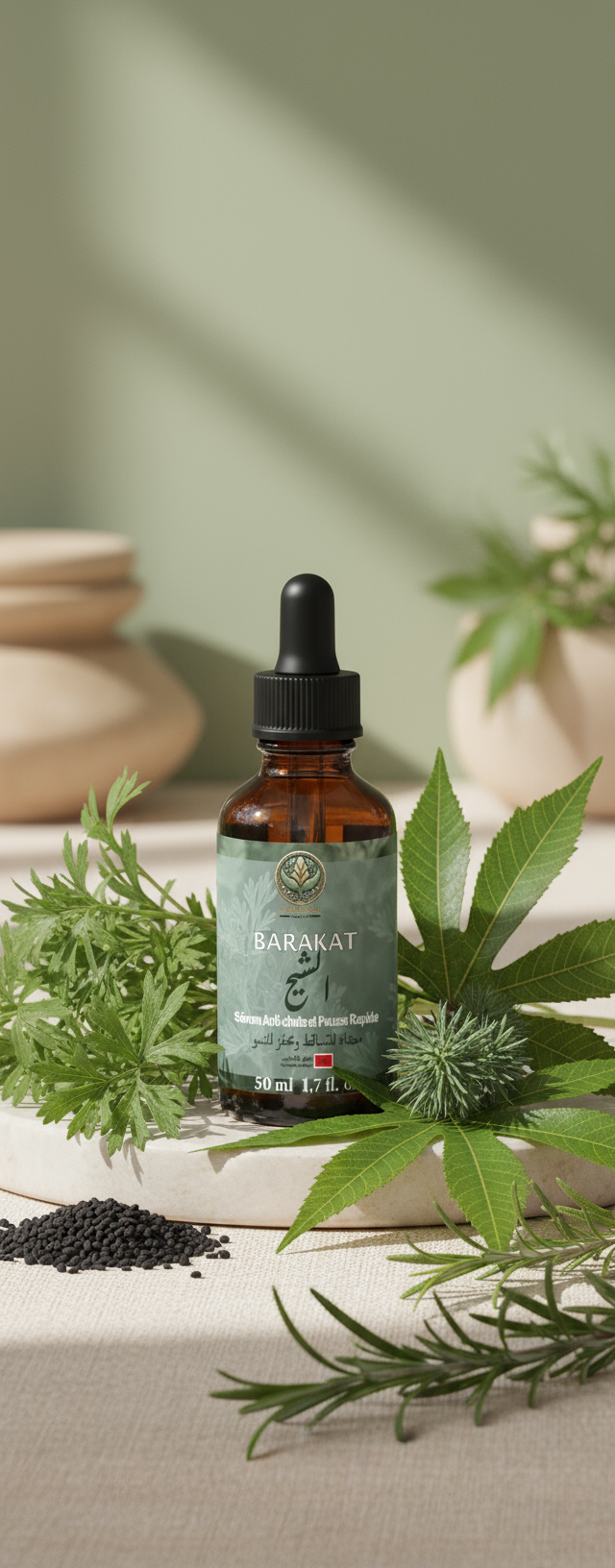 Sérum Barakat Chih avec ingrédients naturels