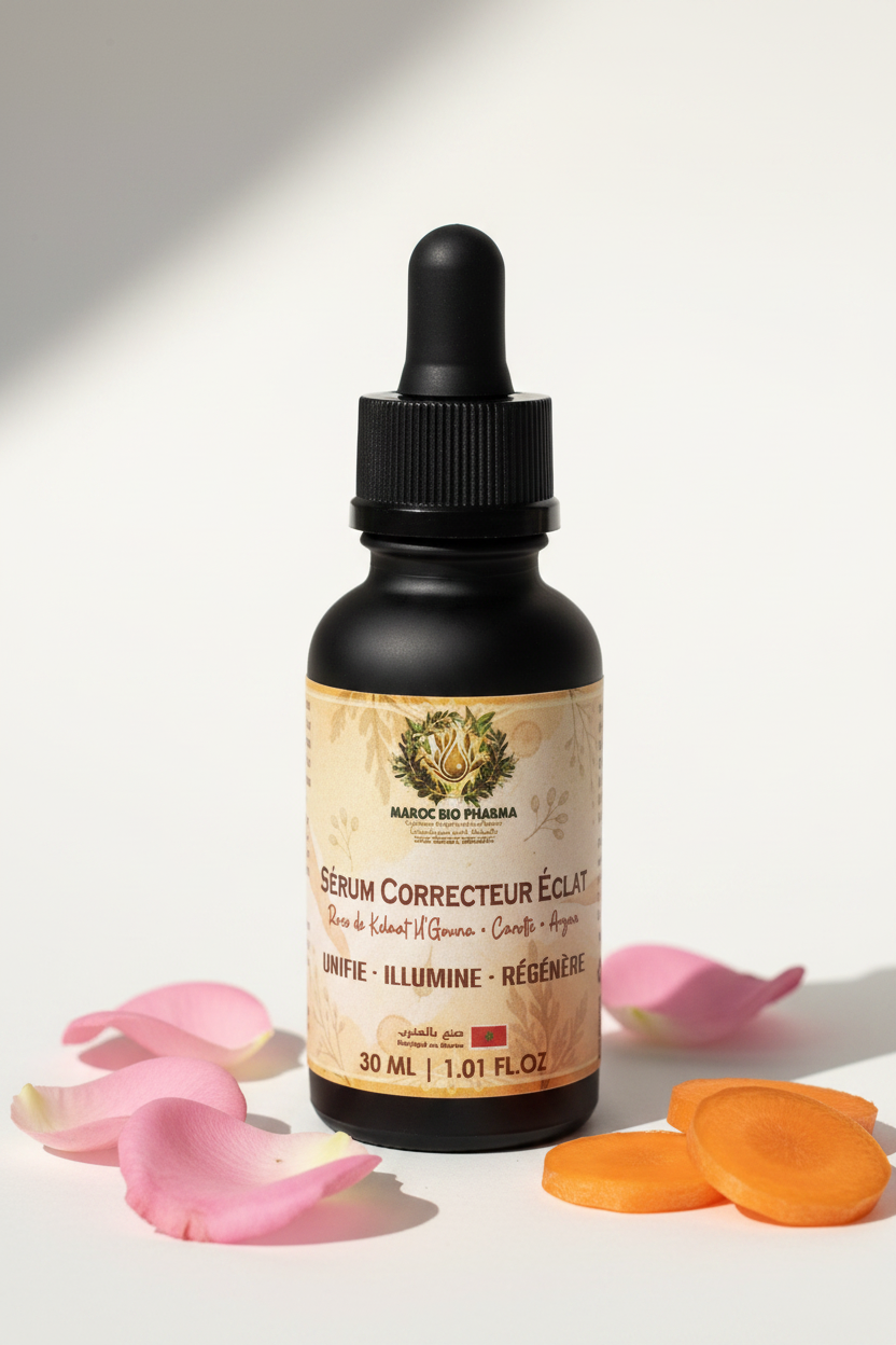 Sérum Correcteur Éclat - Flacon avec étiquette