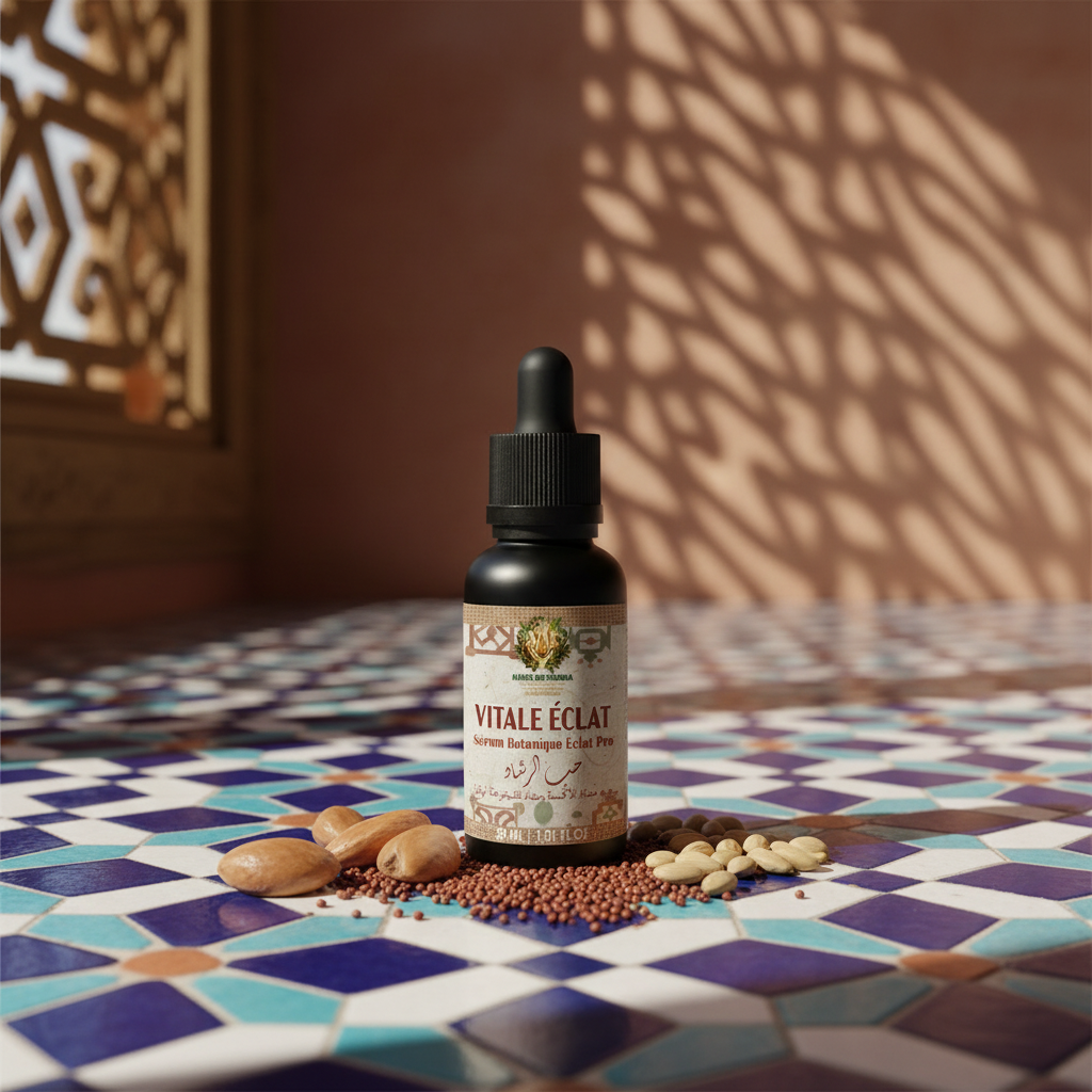 Sérum sur zellige marocain