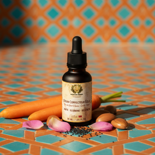 Sérum sur zellige marocain
