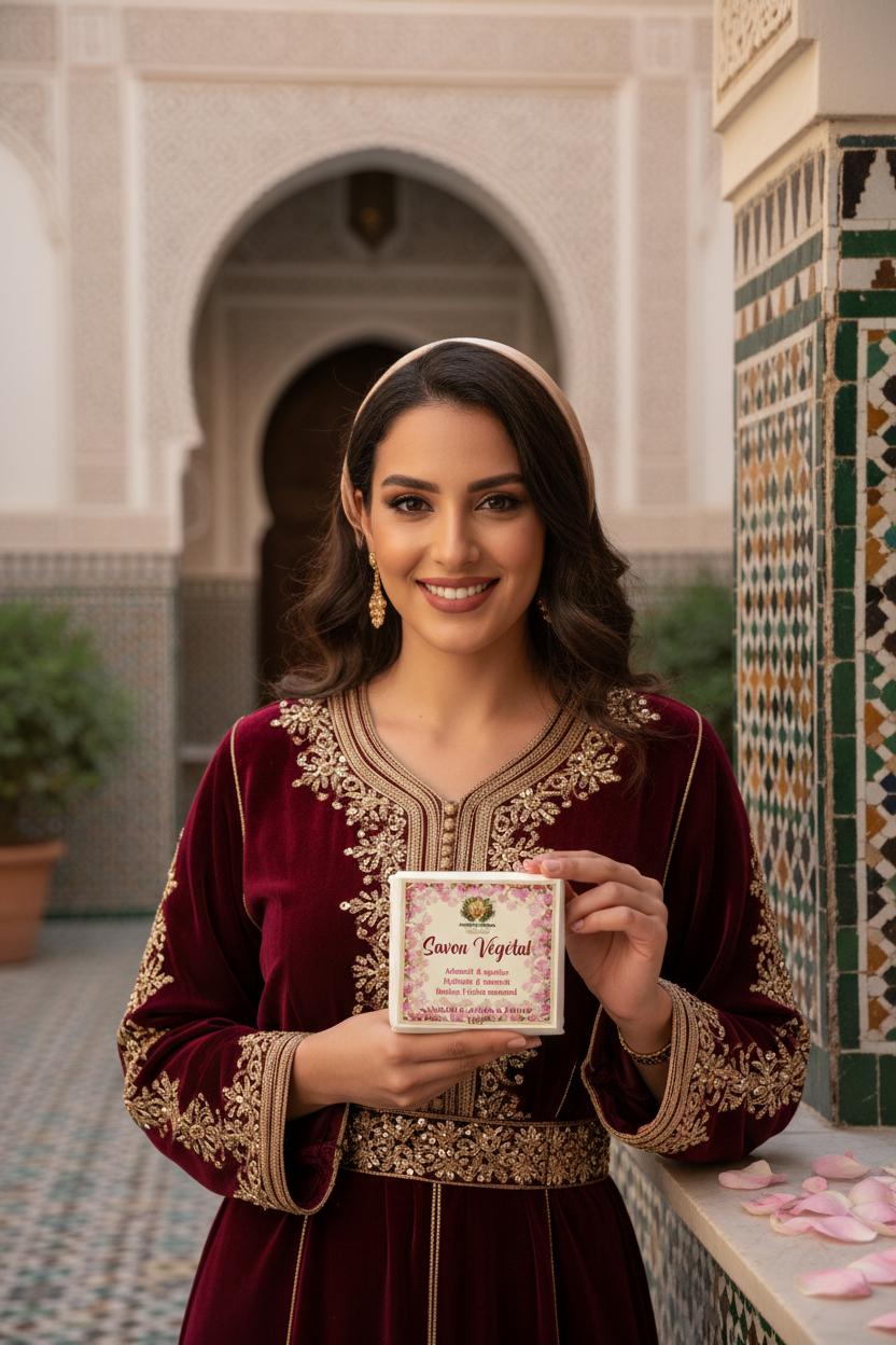 Savon emballé - Femme Marocaine
