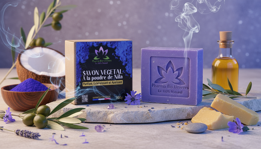 Savon Végétal à la Poudre de Nila - Photo produit professionnelle