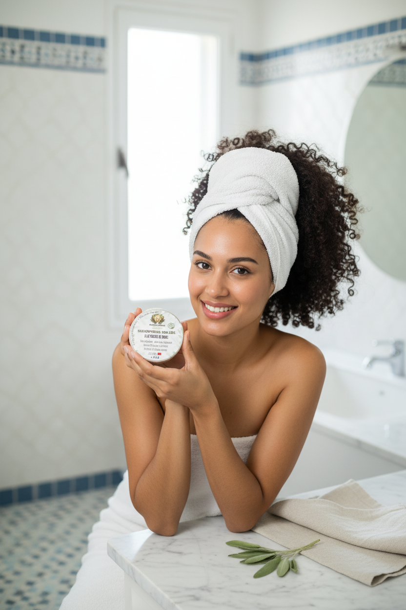 Shampoing sauge après douche