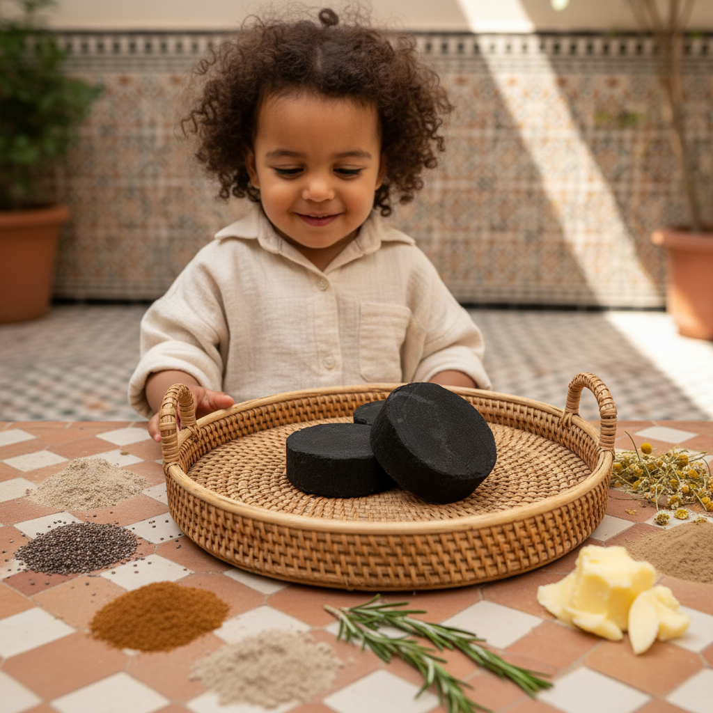 Shampooing solide – lifestyle marocain avec ingrédients