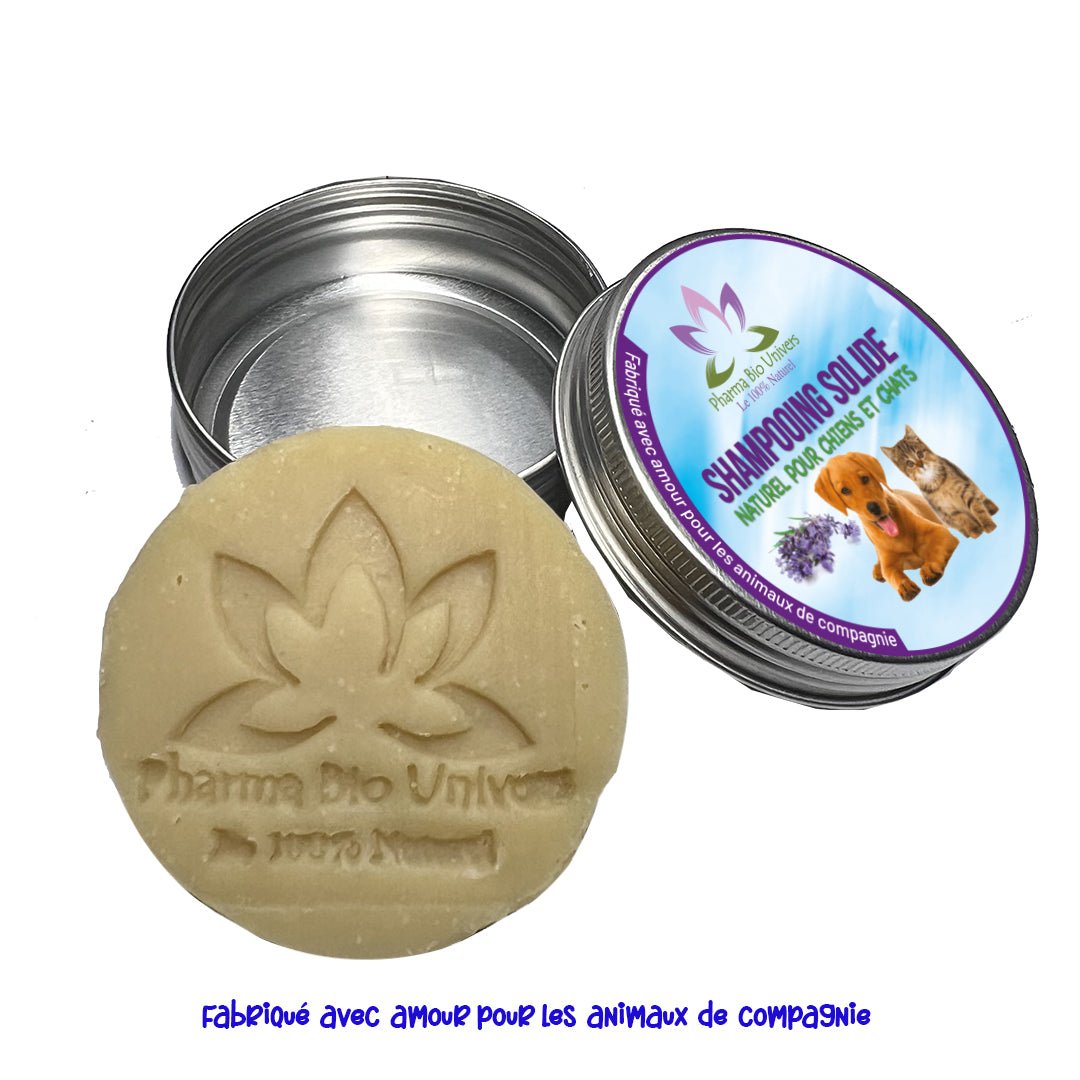 Shampooing Solide Pur et Naturel pour Chiens et Chats - Fabriqué en Seine et Marne - Maroc Bio Pharma