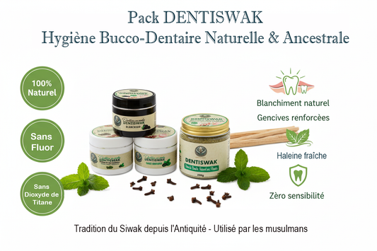 💚 Offre Promotionnelle Exclusive – Pack Complet DENTISWAK Naturel Sans Fluor