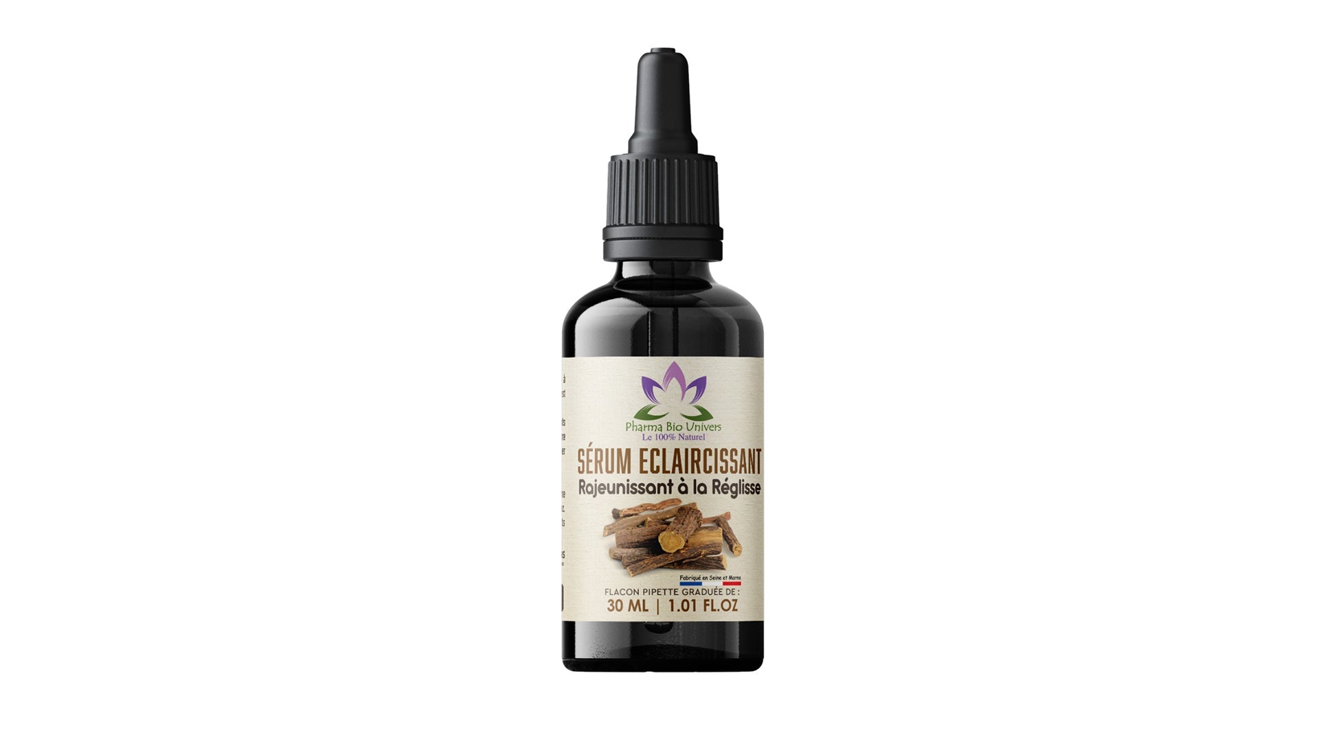 سيروم تفتيح وتجديد البشرة بالعرق سوس 30 مل Sérum Éclaircissant et Rajeunissant à la Réglisse 30 ml - Maroc Bio Pharma
