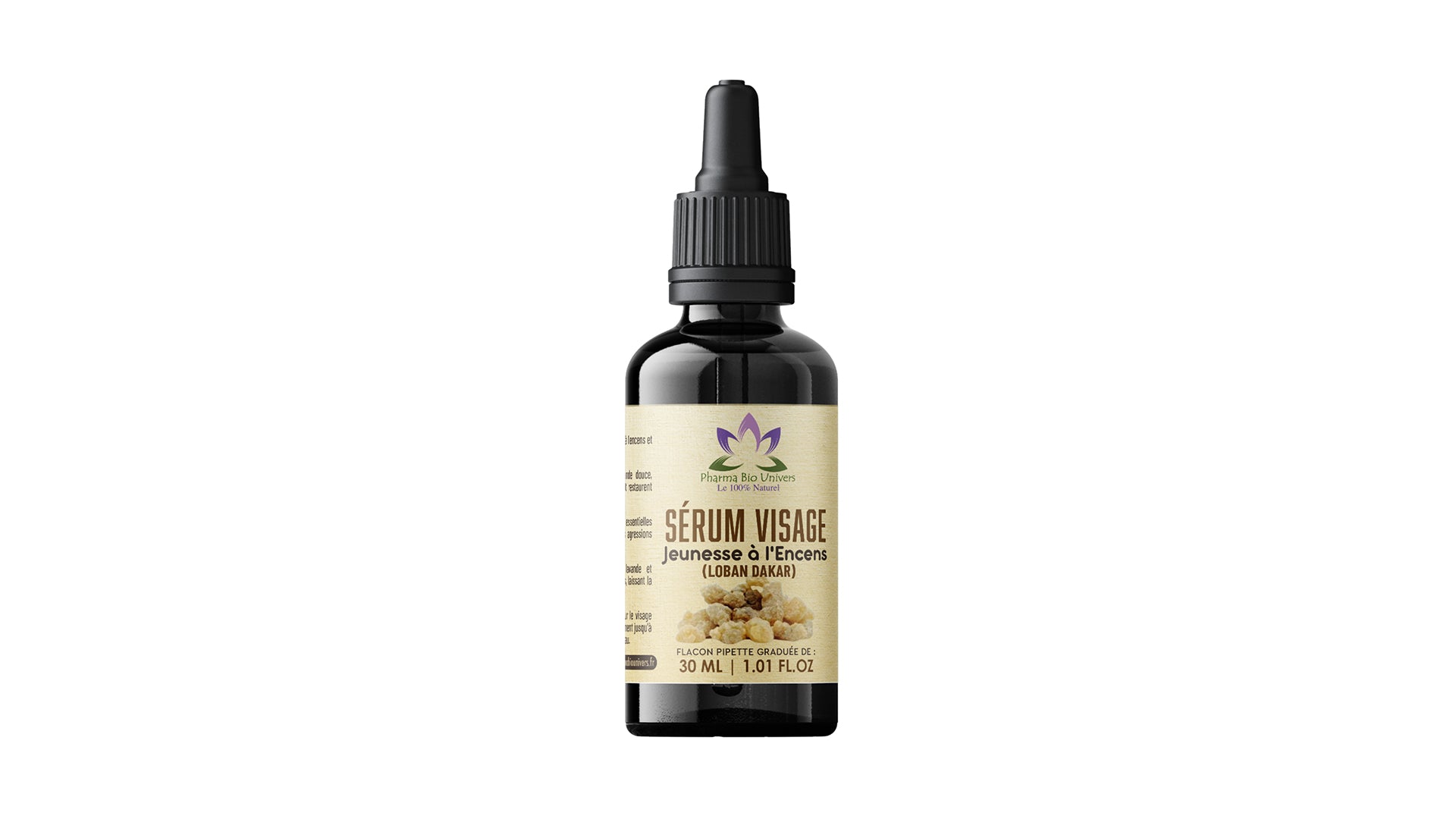 سيروم تجديد شباب البشرة باللبان الذكر 30 مل Sérum Visage Jeunesse à l'Encens (Loban Dakar) 30 ml - Maroc Bio Pharma