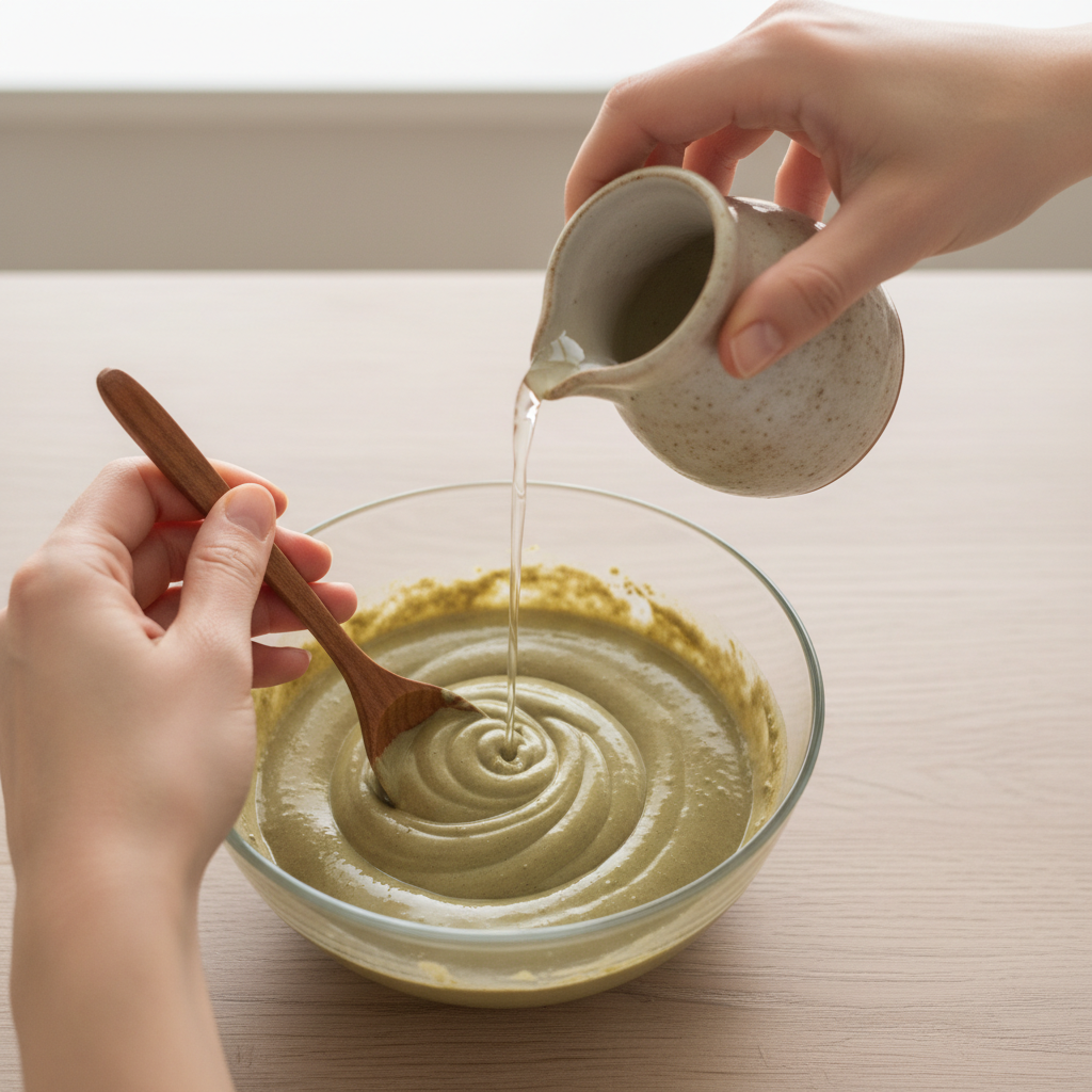 Étape 1 - Mélange des poudres