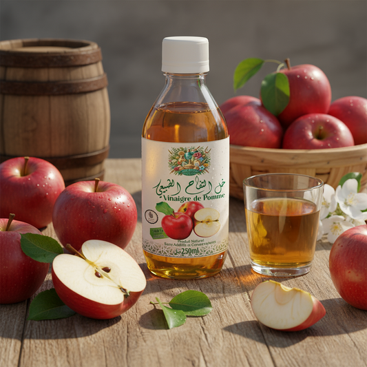 Vinaigre de Pomme خل التفاح الطبيعي في سياق طبيعي